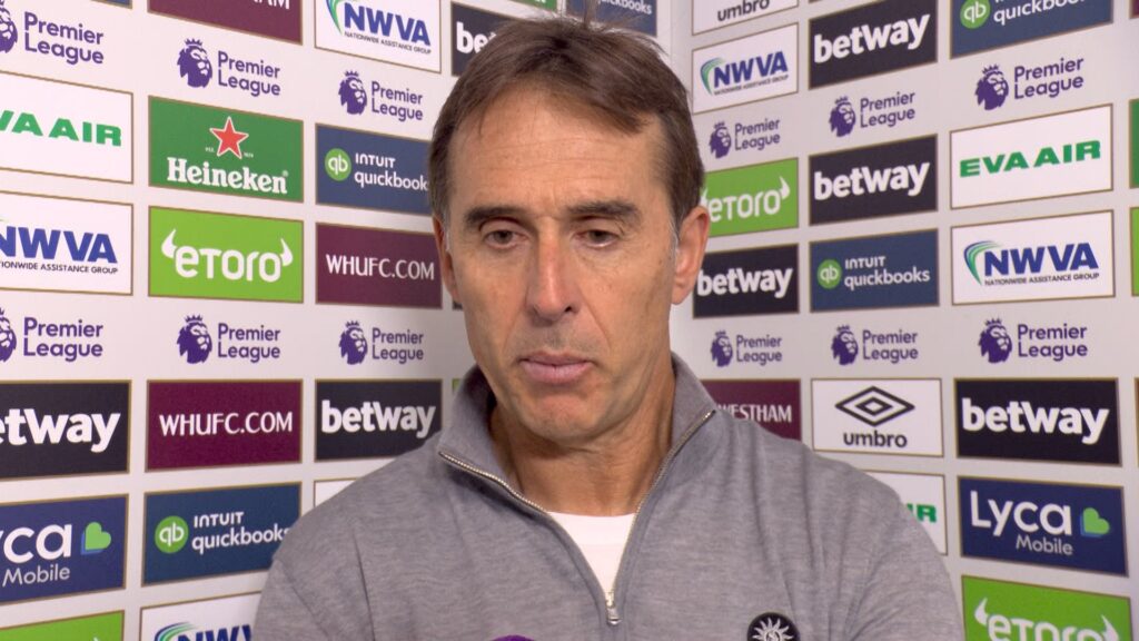 Reaction_JulenLopetegui_WestHam